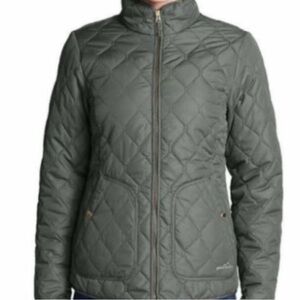 Eddie Bauer Women's Quilted Puffer Jacket - Green